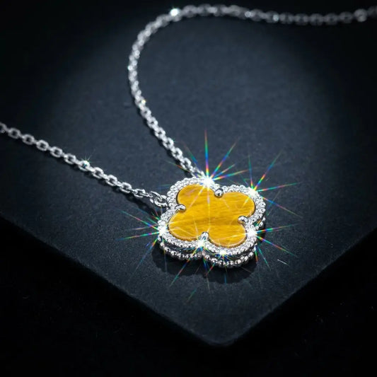 Clover Silver Necklace